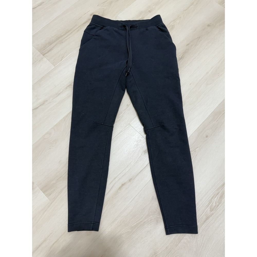 Lululemon Pants Men's Size Small Black City Sweat Joggers French Terry Cuffed